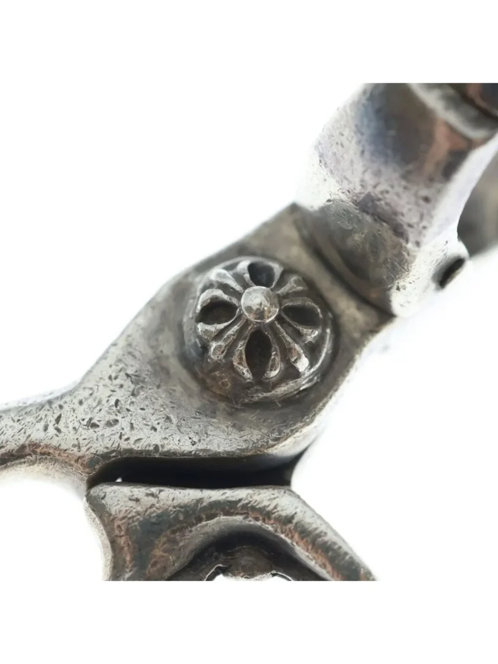 Chrome Hearts Quick Clip Cross Ball Silver Necklace